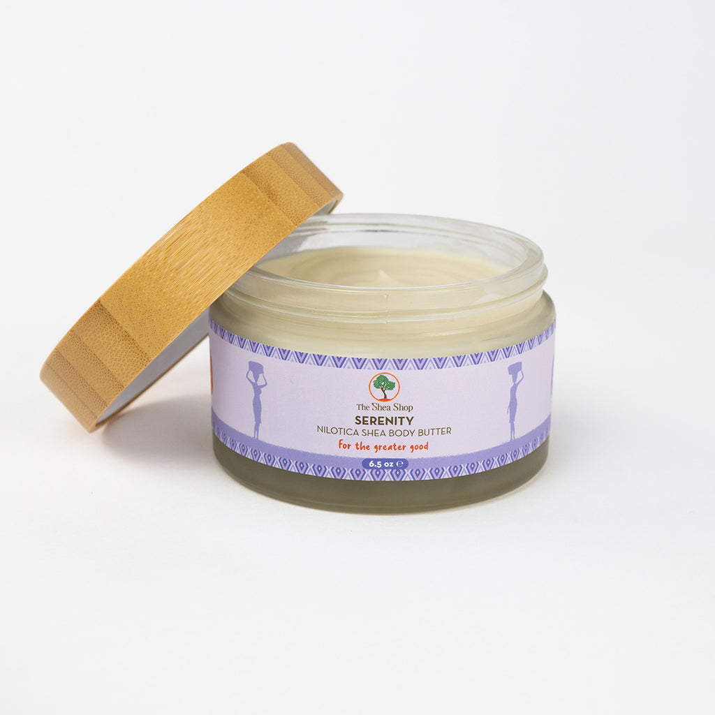 Serenity Bundle: Nilotica Shea Body Butter 6.5oz + Bath & Body Oil 120ml - The Shea Shop