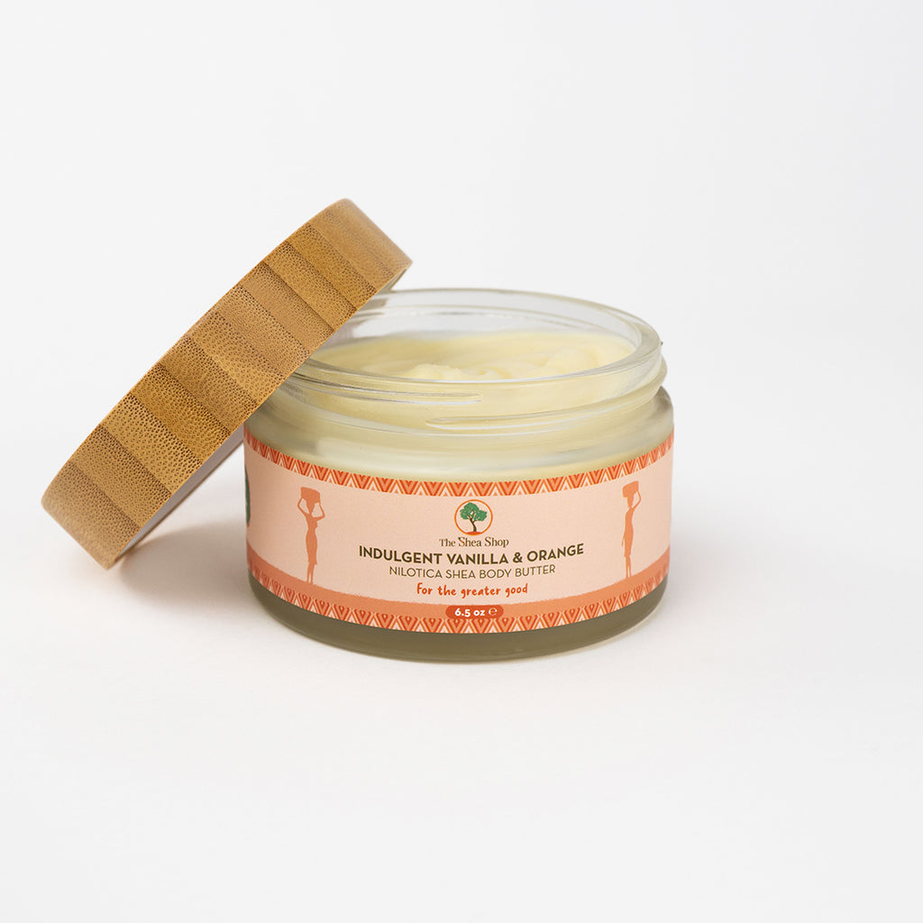 Indulgent Vanilla & Orange Nilotica Shea Body Butter 6.5oz - The Shea Shop