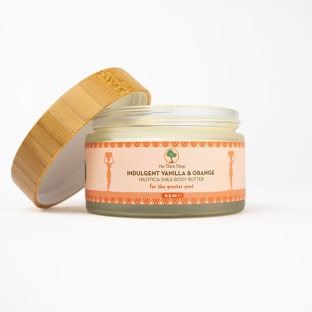 Indulgent Vanilla & Orange Nilotica Shea Body Butter 6.5oz - The Shea Shop