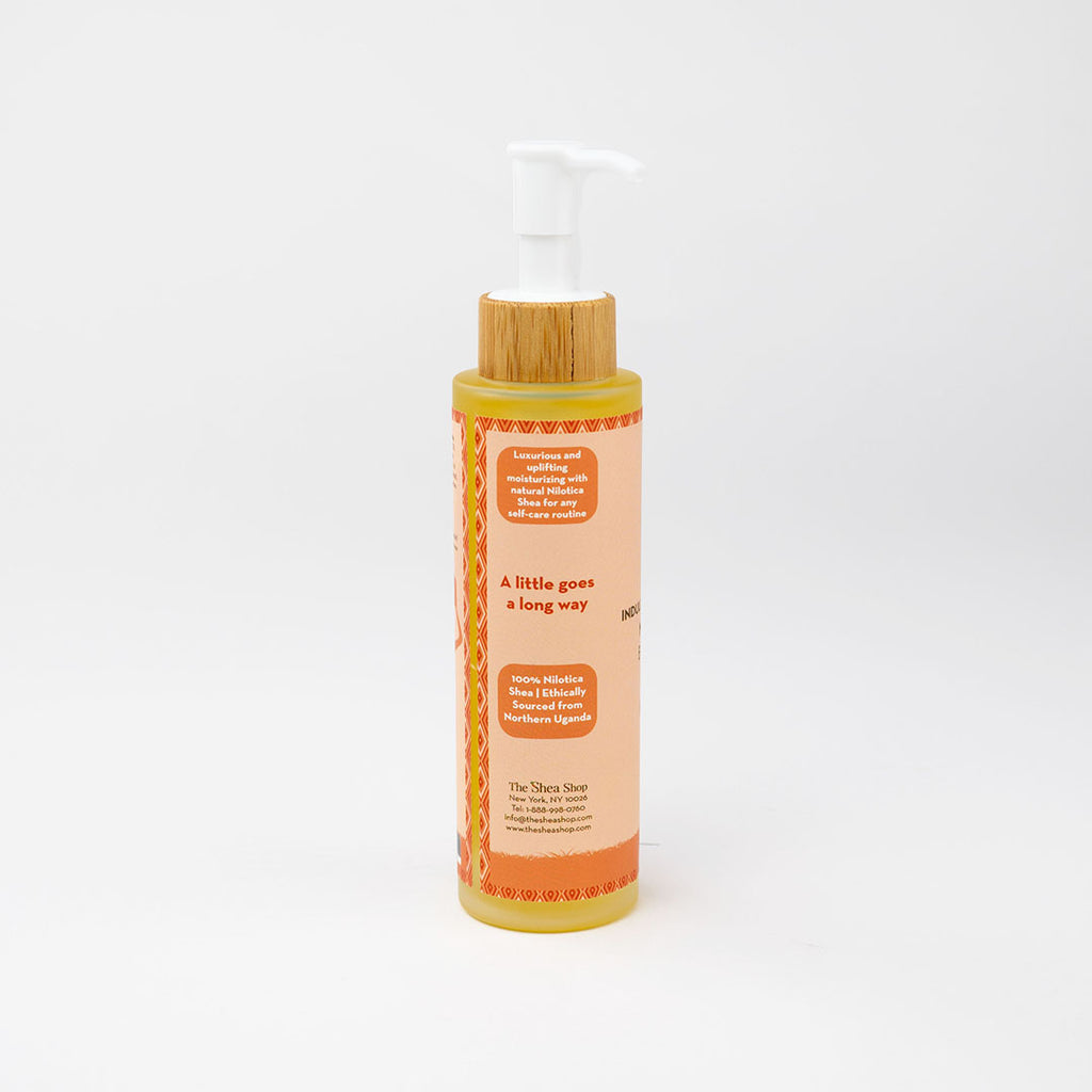 Indulgent Vanilla & Orange Shea Bath & Body Oil 120ml - The Shea Shop